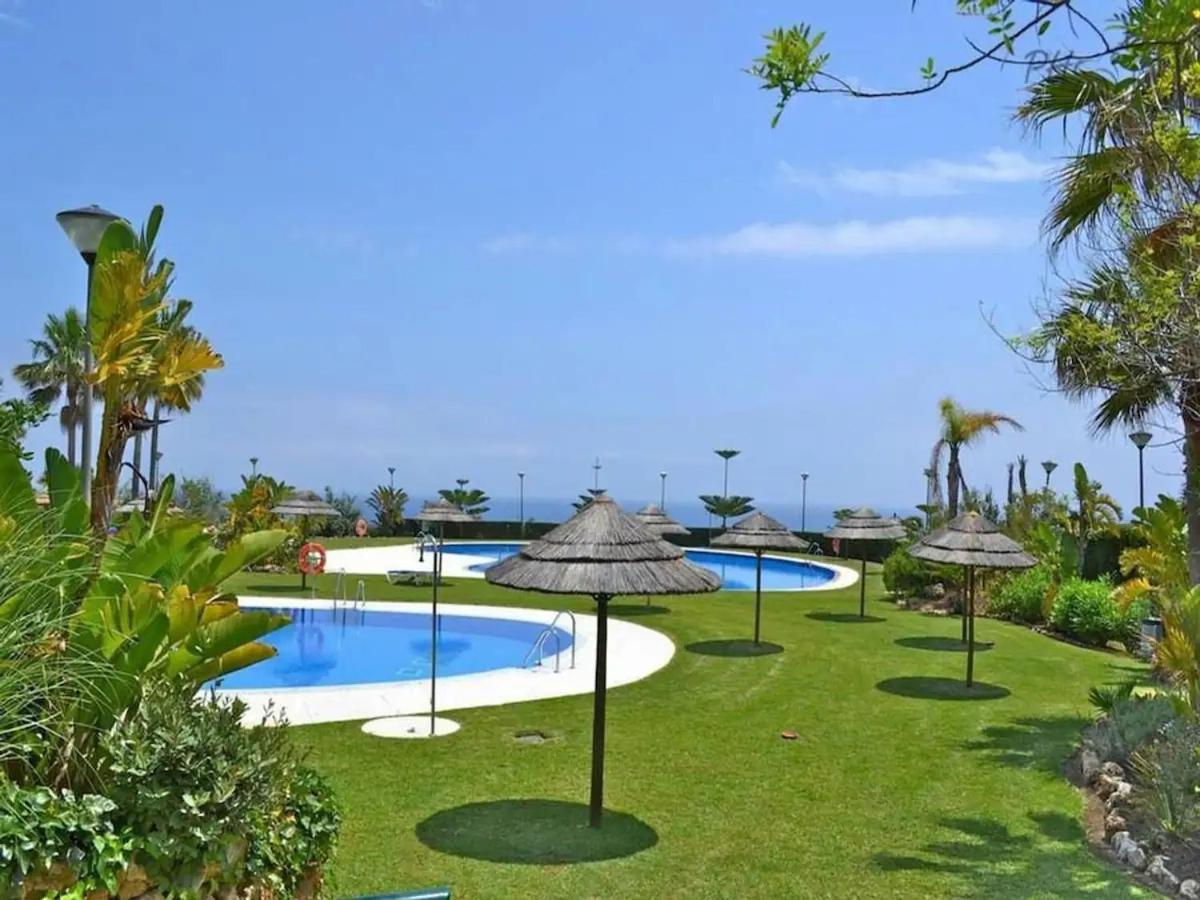 Beachfront Complex El Coloso Views,Pools,Parking Benalmadena Costa المظهر الخارجي الصورة